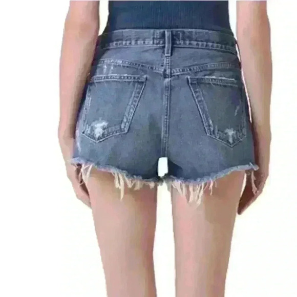 Agolde “Parker” Distressed Jean Shorts Size 26 - Picture 5 of 15